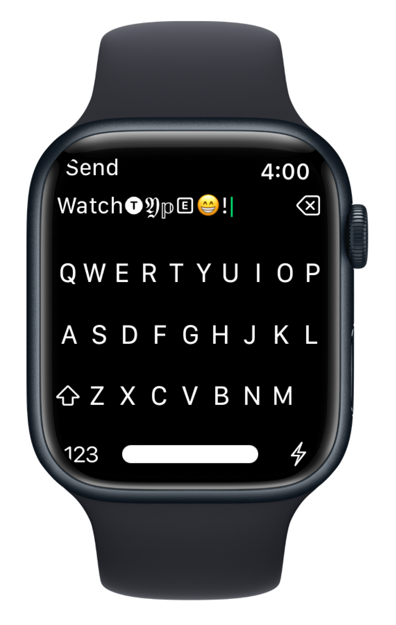 WatchType - Watch Keyboard screenshot